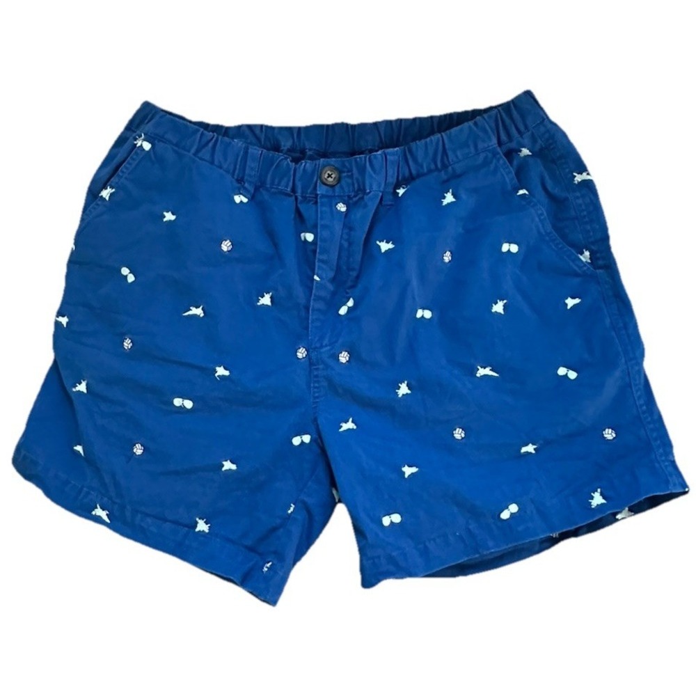 Chubbies Original Skys Out Mens XXL Blue Shorts Volley Ball Sunglasses  5.5"